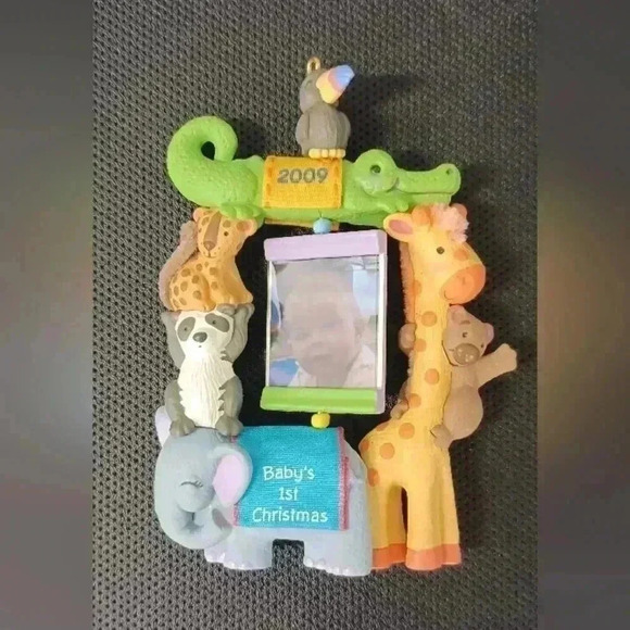 Hallmark Keepsake Baby's First Christmas 2009 Tree Photo Ornament - Picture 2 of 5